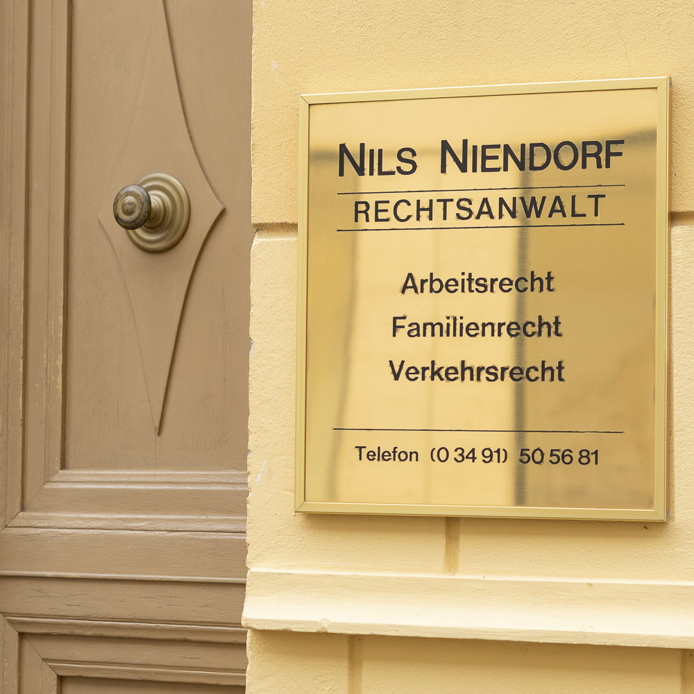 Räumlichkeiten der Rechtsanwaltskanzlei Niendorf in Lutherstadt Wittenberg und Meißen